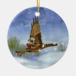 Fairy Hawk Christmas Ornament