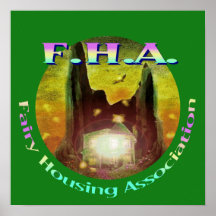 "Fairy Housing Association" Poster