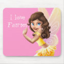 Fairy - i love fairies mousepads