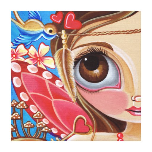 "Fairy Jumble" Canvas Print