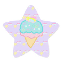 Fairy Kei Ice Cream Cone Sticker stickers