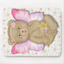 Fairy Kiss Bear mousepads