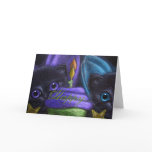 FAIRY KITTEN CATS - BIRTHDAY Card
