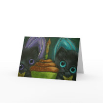 FAIRY KITTENS BIRTHDAY Card