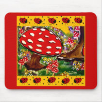 Fairy Lady Bugs mousepads by BugsbyMaria Fairy Lady Bugs mousepads