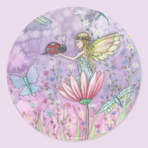 Fairy Ladybug Stickers by Molly Harrison