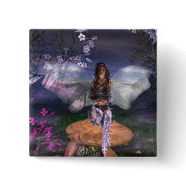 Fairy LavenderGlitter buttons by WhiteOak50 Fairy LavenderGlitter buttons