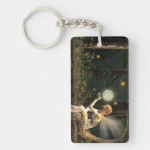 Fairy light ball key chain acrylic keychains