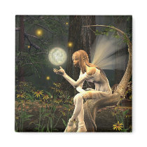 fairy light Ball Magnet by RenderlyYours fairy light Ball Magnet