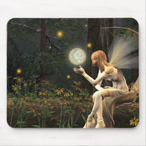 Fairy art light Ball Mousepad mousepad