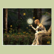 Fairy light ball Postcard