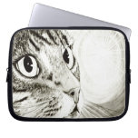 Fairy Light Tabby Cat Fantasy Art Laptop Sleeve laptop sleeves