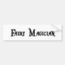Fairy Magician Bumper Sticker