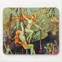 Fairy Mermaids - by Warwick Goble mousepads by Aquavel Fairy Mermaids - by Warwick Goble mousepads