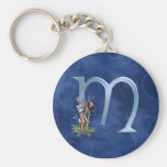 Fairy Monogram M Keychain