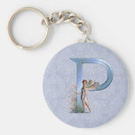 Fairy Monogram P Key Chains
