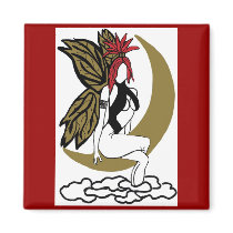 Fairy Moon magnets by marcya7 Fairy Moon magnets