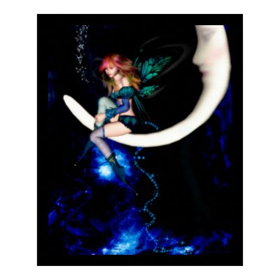 Fairy Moon Poster by sirenscastle
