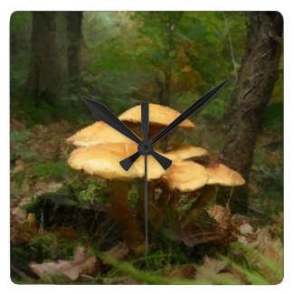 Fairy Mushroom Ring Clock