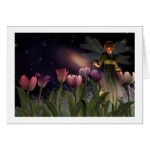 Fairy Night Magic greeting card