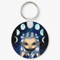"Fairy of the Changing Moons" Keychain by strangeling "Fairy of the Changing Moons" Keychain