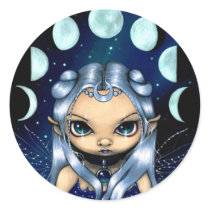 "Fairy of the Changing Moons" Sticker by strangeling "Fairy of the Changing Moons" Sticker