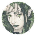 Fairy of the Dark Forest Sticker by elvenstarart Fairy of the Dark Forest Sticker