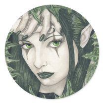 Fairy of the Dark Forest Sticker by elvenstarart Fairy of the Dark Forest Sticker