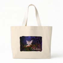 Fairy on a Mushroom Design 3 - Fantasy Tote bags