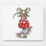 Fairy on Mushroom mousepads