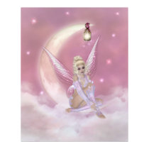 Fairy on the Moon - Fantasy Print by mrssocolov4 Fairy on the Moon - Fantasy Print