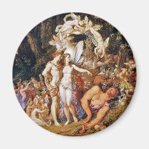 Fairy Painting "Oberon and Titania" Fridge Magnet