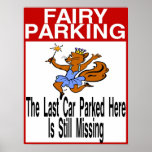 Fairy Parking, Cars Missing Print