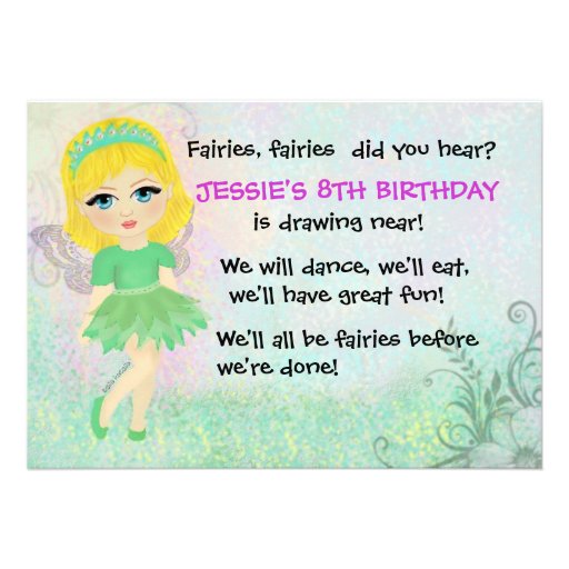 Fairy Party Invitation