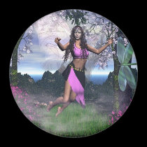 Fairy PinkGlitter magnets