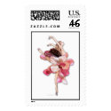 Fairy postage stamp by kittiebgoods Fairy postage stamp