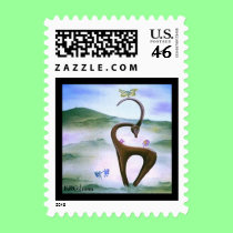 Fairy Postage Stamp by Ametisti Fairy Postage Stamp