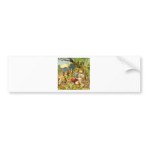 Fairy Prince and Thumbelina in the Magic Forest Bumper Stickers