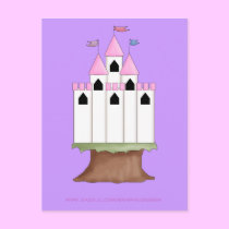 Feenhafte Prinzessin Birthday Invitation postkarten