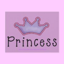 Feenhafte Prinzessin Birthday Invitation postkarten