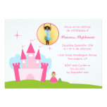 Fairy princess castle birthday party invitation invitations