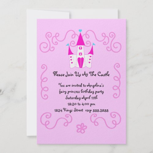 fairy princess invite zazzle_invitation