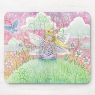 Fairy Princess Mousepad by Molly Harrison mousepad