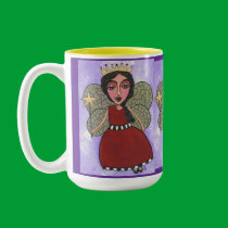 Fairy Princess - mug by folkartblonde Fairy Princess - mug