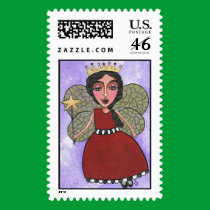 Fairy Princess - postage stamp stamps