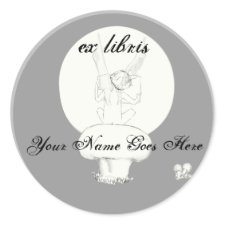 Fairy Reading by Moonlight sticker