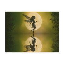 Fairy reflect postcard