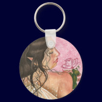 Fairy Rose Keychain by katerinaart Fairy Rose Keychain