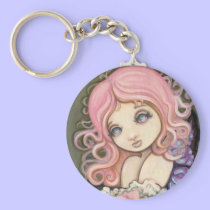 fairy rose keychains