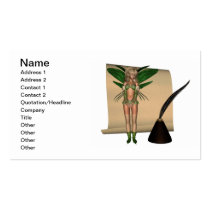 Fairy Scribe - 1 business cards